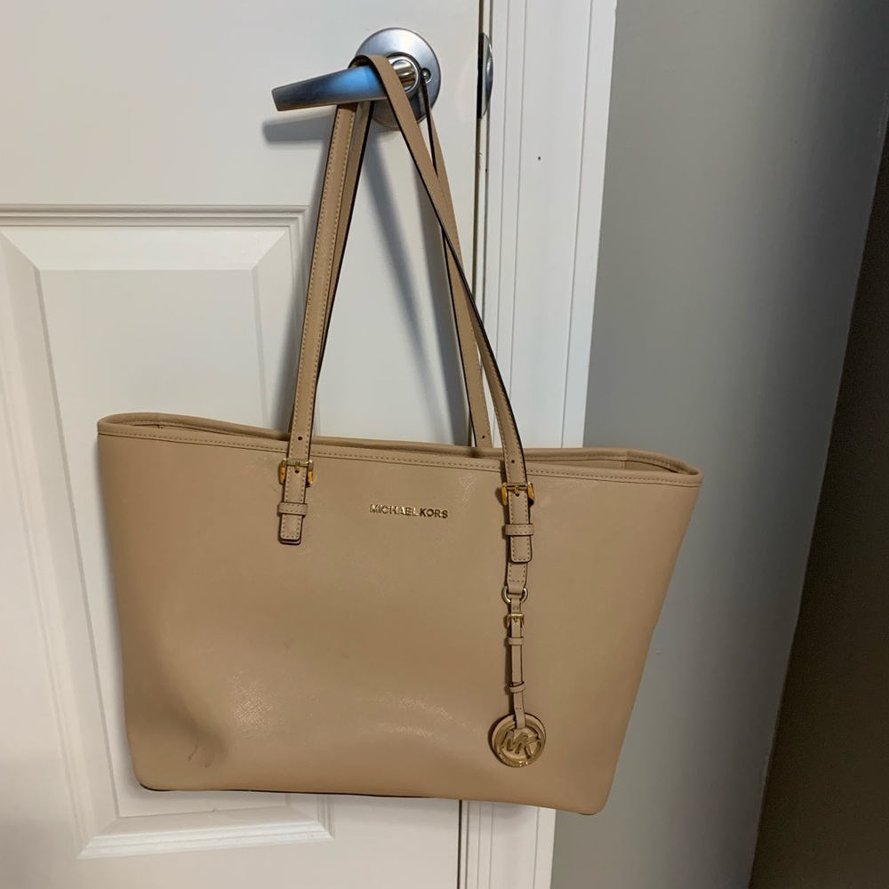 Michael kors Jet Set medium leather tote